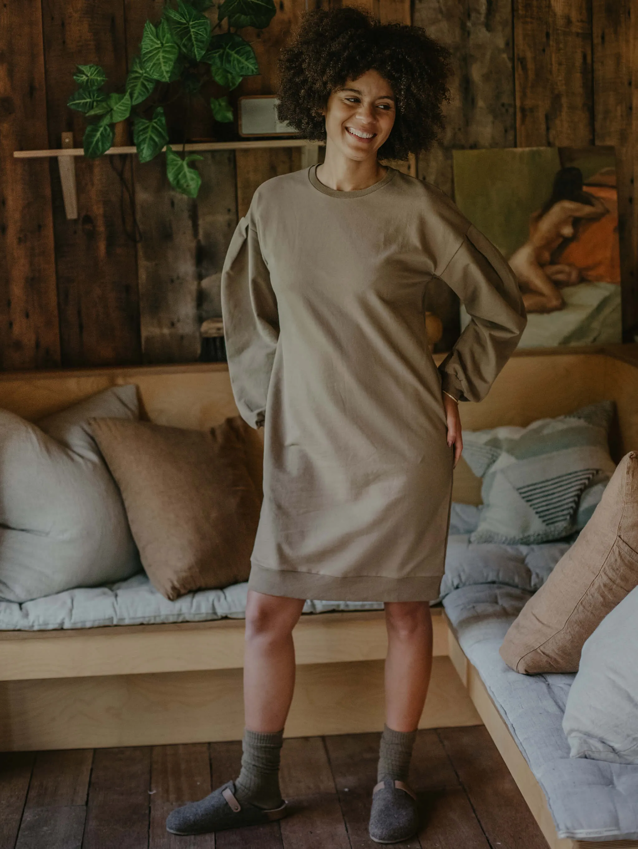 The Oversized Fleece Dress - Women's