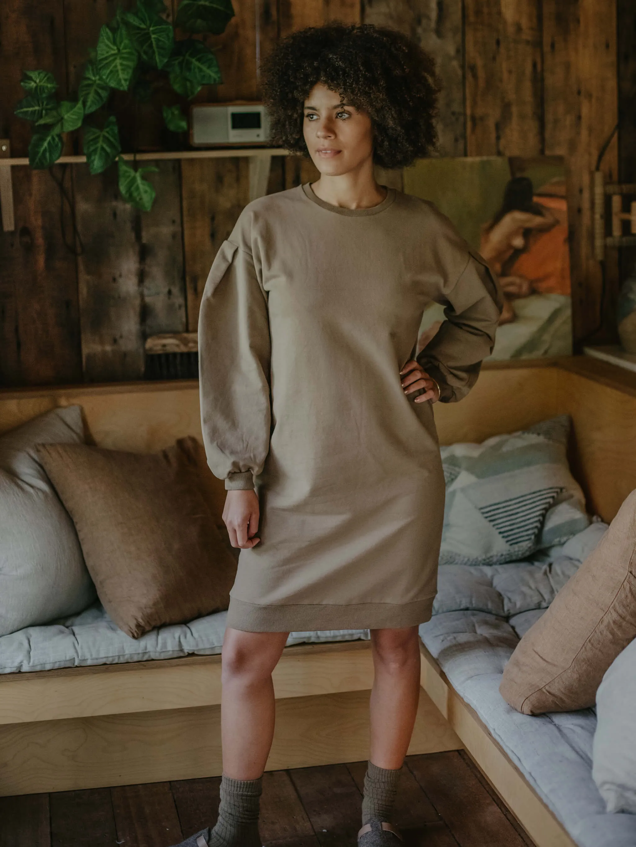 The Oversized Fleece Dress - Women's