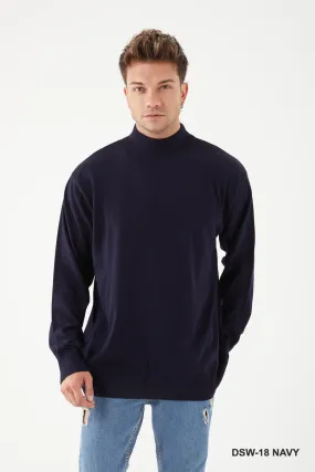 TR Premium Knit Mock Neck Sweater