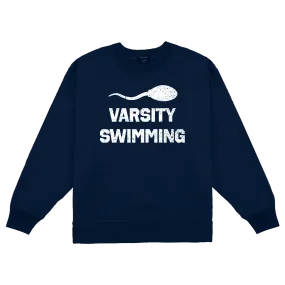 Varsity Swimming Navy Crewneck