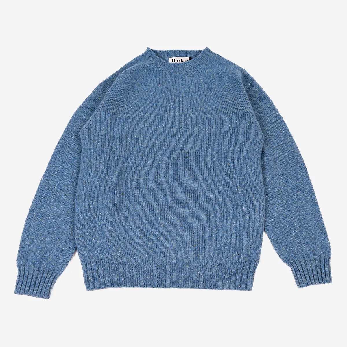 Wool Nep Twist Crew Sweater - Coll